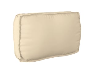 Coussin d'assise, coussin pour chaisecanapé tissu oxford beige 70 x 40 x 12 cm cf56648