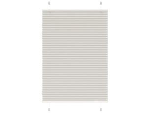Store plissé, store de fenêtre gris clair 85x100 cm largeur du tissu 84,4 cm cf46907