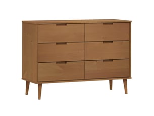 Commode 1 tiroir(s) <strong></strong> <strong></strong> coloris marron largeur 113 cm
