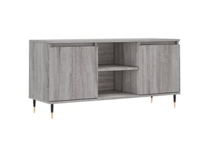 Meuble tv coloris gris 104 cm <strong></strong>  <strong></strong>