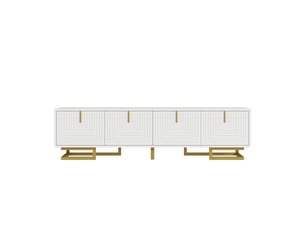 Meuble tv coloris blanc 160 cm