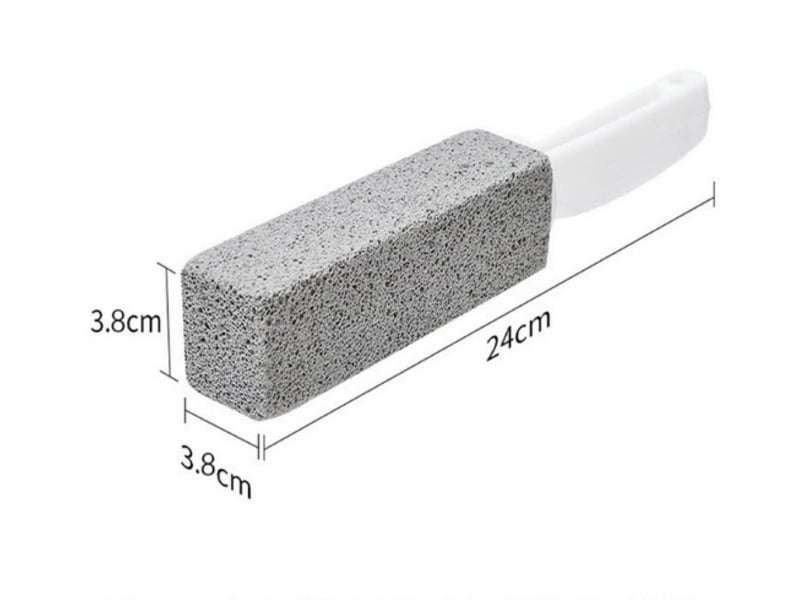  1 brosse de nettoyage en pierre ponce, pierre de nettoyage en pierre ponce avec manche, brosse de nettoyage pour toilettes, peut éliminer les taches XLH-ZLS-007156MF - Conforama D