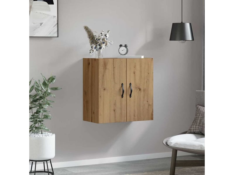  Armoire murale salon, meuble de rangement 60 x 31 x 60 cm bois d'ingénierie  - Conforama D