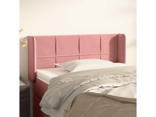 Tete de lit A poser largeur 83 cm rose