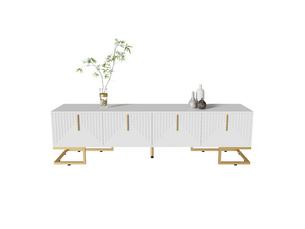 Meuble tv coloris blanc 170 cm LPOSPI  