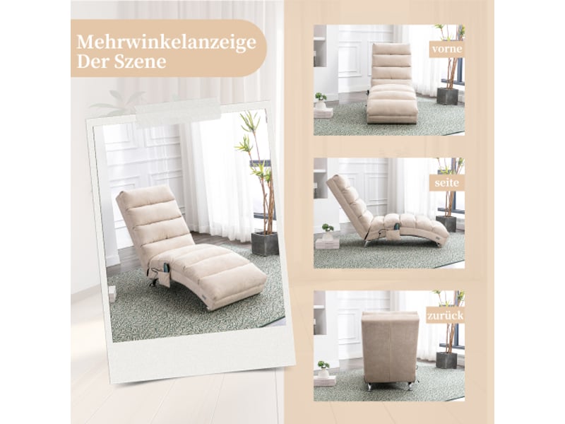  Fauteuil relax électrique lin beige fauteuil relax beige - Conforama D