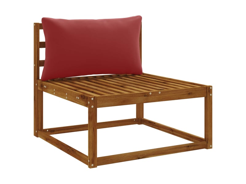 Coussin de dos, coussin de dossier 1 pièce putten 100 % polyester bordeaux cf54363 - Conforama C