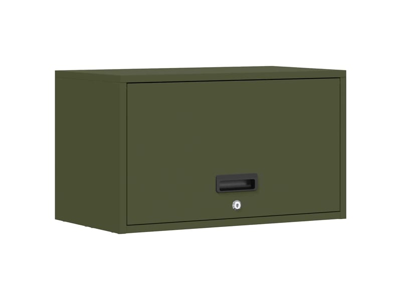 Armoire murale salon, meuble de rangement pour garage vert olive 60 x 33 x 35 cm - Conforama A