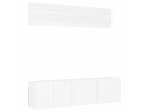 Meuble tv coloris blanc  <strong></strong>  <strong></strong>