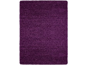 Shaggy - tapis uni à poils longs - violet 160 x 230 cm