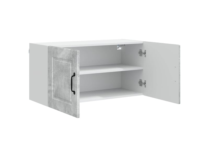  Armoire de cuisine gris béton 80x31x40cm bois d'ingénierie shl7307  - Conforama E