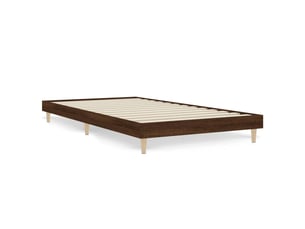Lit simple 100x200 cm    coloris marron