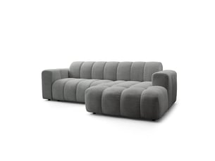 Canapé d'angle droit fixe MASSENO 3 places Tissu ARAGON 93
