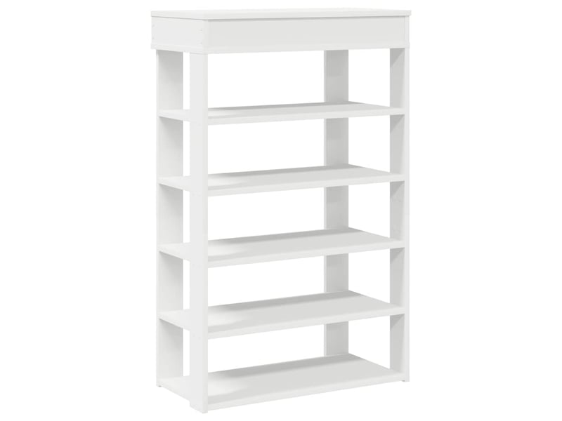  Meuble à chaussures, étagère à chaussures blanc 60x30x98 cm bois d'ingénierie  - Conforama A