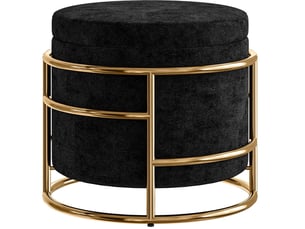 Banquette lit convertible couchage Occasionnel <strong>DESMIU</strong> <strong></strong> noir