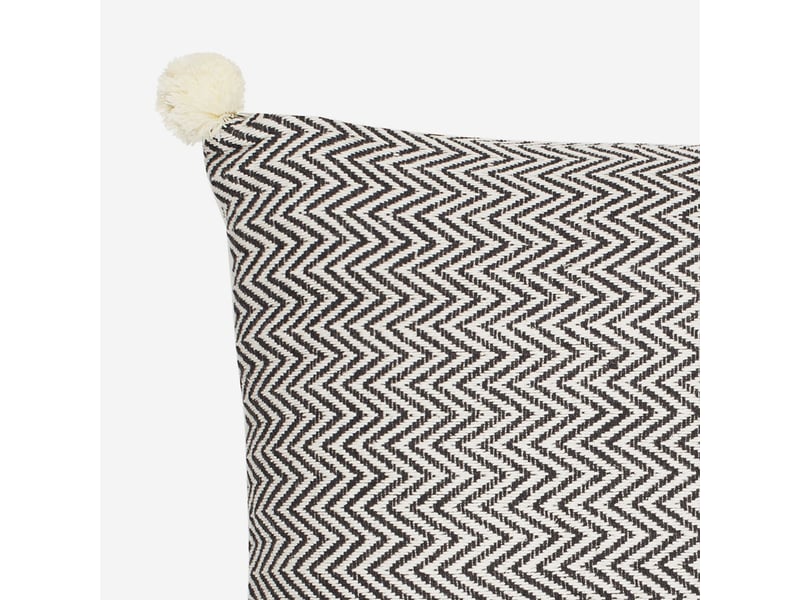  Coussin déco déhoussable 45x45 avec rembourrage cozy-a - gris  - Conforama C
