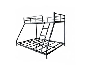 Lit superposé 80x190 cm OKWISH   coloris noir