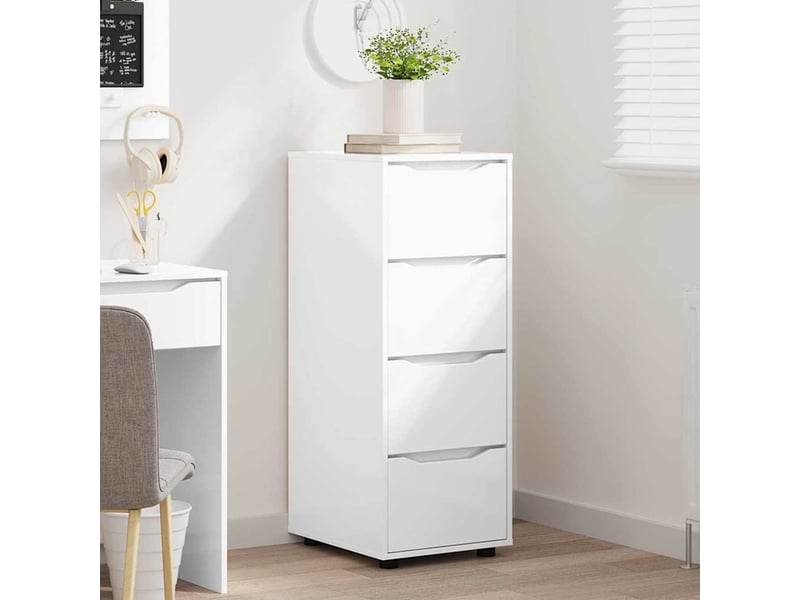  Armoire de rangement, commode de rangement 40 x 48 x 105 cm bois d'ingénierie shl5194  - Conforama D