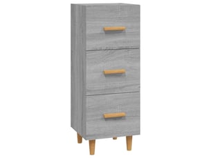 Buffet - bahut - meuble de rangement sonoma gris 34,5x34x90 cm bois d'ingénierie