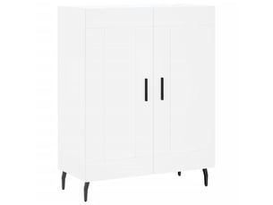 Buffet - bahut - meuble de rangement blanc 69,5x34x90 cm bois d'ingénierie