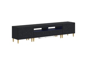 Meuble tv coloris noir 49 cm <strong></strong> <strong></strong>