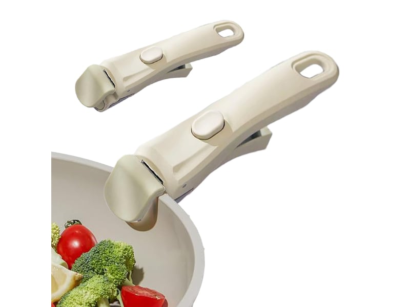  2 pièces poignée amovible universelle pour poêles, poignée amovible, poignee détachable pour casserole résistante à la chaleur (250°c)  - Conforama A