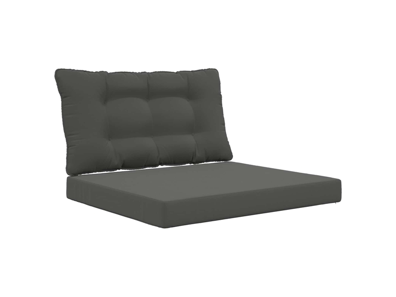  Coussin de canapé d'extérieur, coussin de chaise polyester anthracite 80 x 68,5 cm cf54013  - Conforama A
