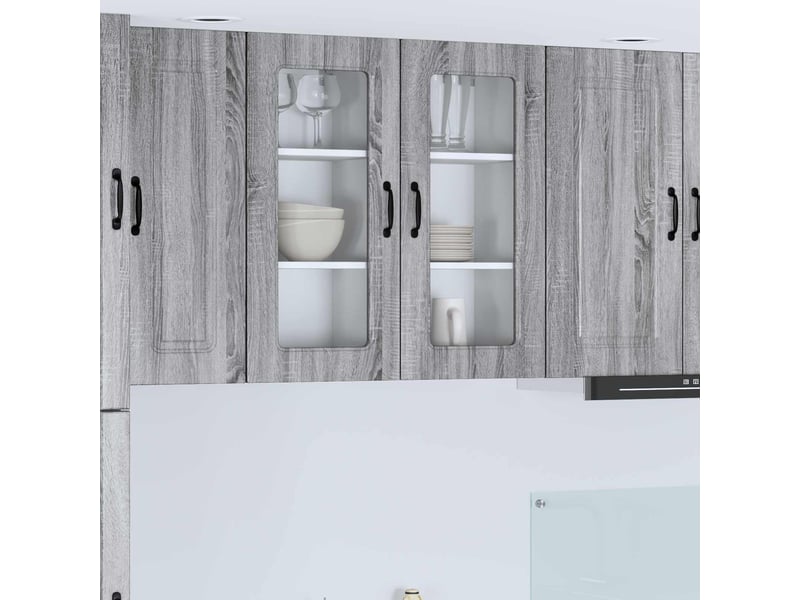  Meuble mural de cuisine | armoire de cuisine gris sonoma 40x31x80cm shl5292  - Conforama B