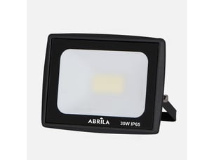Projecteur led abrila zircon 30 w 3000 lm 6500 k noir ip65 11,5 x 14 x 2,3 cm