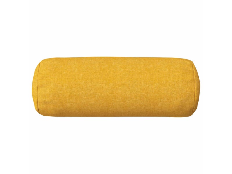  Lot de 6 housses de coussin heerlen jaune clair ø 15 x 40 cm tissu cf49674  - Conforama C