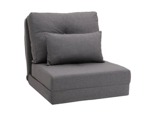 Deplimousse convertible 1 place <strong></strong> <strong></strong> gris foncé