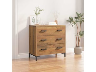 Commode 1 tiroir(s)    <strong></strong> <strong></strong> coloris marron largeur 75 cm