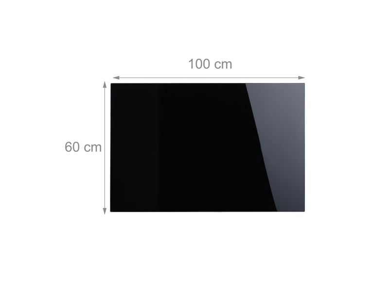  Tableau magnétique moderne mural 60 x 40 cm avec 3 aimants et feutre style épuré en verre blanc 13_0005374  - Conforama B