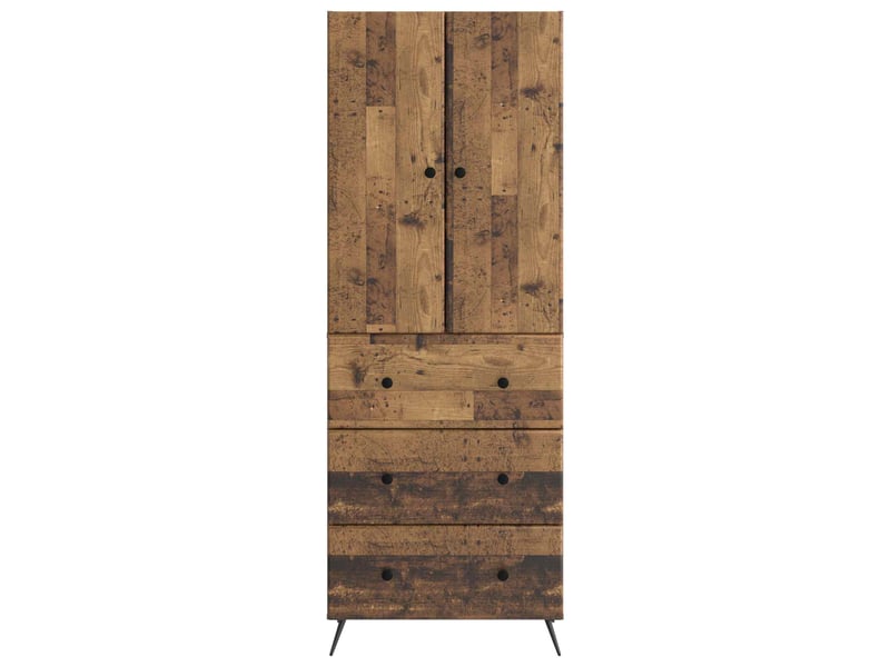  Ensemble de meubles 2 pcs, rangement de salon 66 x 34,5 x 90 cm bois d'ingénierie shl764  - Conforama E