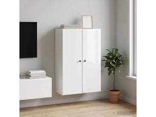 Armoire     <strong></strong> <strong></strong> coloris blanc largeur 66 cm