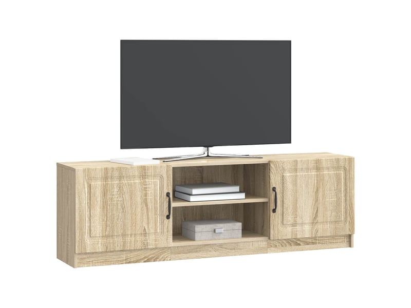  Meuble tv - banc tv - meuble de rangement chêne sonoma 150 x 31 x 47 cm bois d'ingénierie  - Conforama C