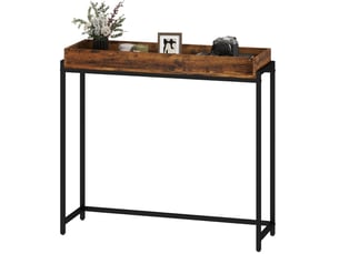 Console 0 tiroir(s)  coloris marron WISHDOR 