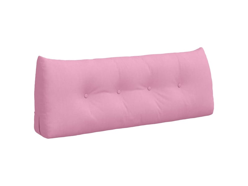 Coussin de dos, coussin de dossier rose 120 x 24 x 50 cm tissu cf54965 - Conforama A