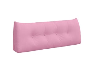Coussin de dos, coussin de dossier rose 120 x 24 x 50 cm tissu cf54965