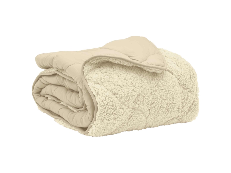  Duvet d'hiver - couette 155 x 220 cm hiver - couette crème respirant  - Conforama A