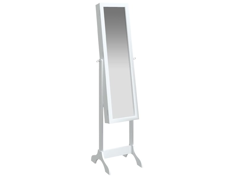  Miroir, miroir décoratif sur pied blanc 34x37x146 cm cf62926  - Conforama A