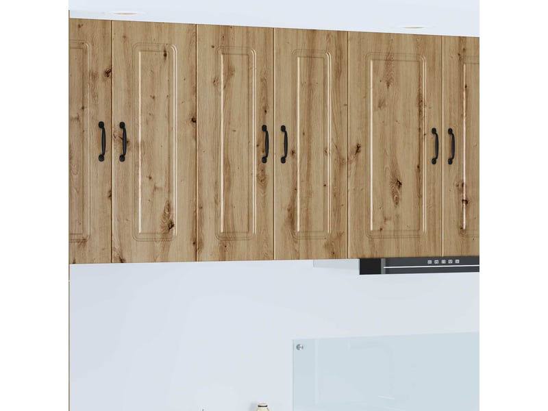 Meuble mural de cuisine | armoire de cuisine 2 pcs chêne artisanal shl859 - Conforama B