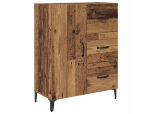 Buffet - bahut - meuble de rangement bois ancien 69,5 x 34 x 90 cm bois d'ingénierie