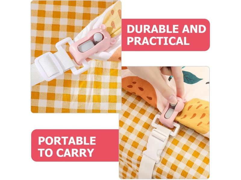  À couette antidérapantes et réglables lot de 4 en plastique  - Conforama B