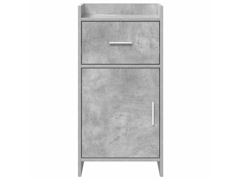  Buffet - bahut - meuble de rangement gris béton 40 x 36 x 80 cm bois d'ingénierie  - Conforama E