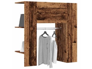 Meuble de rangement, armoire de couloir vieux bois 97,5x37x99 cm bois d'ingénierie