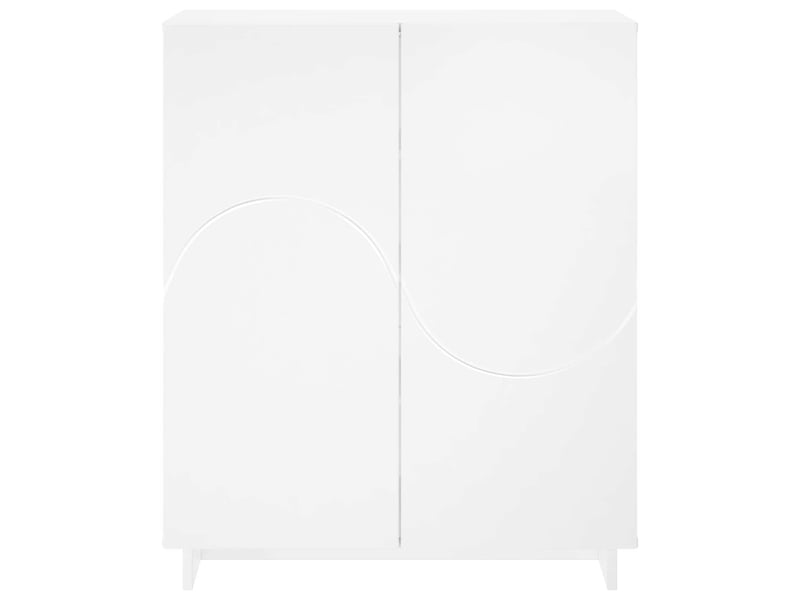  Meuble à chaussures, armoire à chaussures 73x38x87,5 cm bois d'ingénierie blanc shl3913  - Conforama D