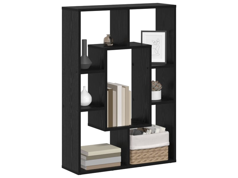  Bibliothèque 7 niveaux, armoire à livres 63 x 20 x 90 cm bois d'ingénierie  - Conforama C