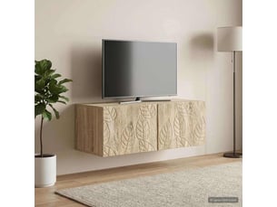 Meuble tv coloris marron 59.5 cm <strong></strong>  <strong></strong>