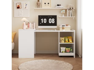 Bureau enfant BUBBLY coloris blanc